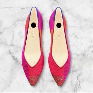 Rothys Metallic‎ Pomegranate Points BNIB Retired Print Size 10